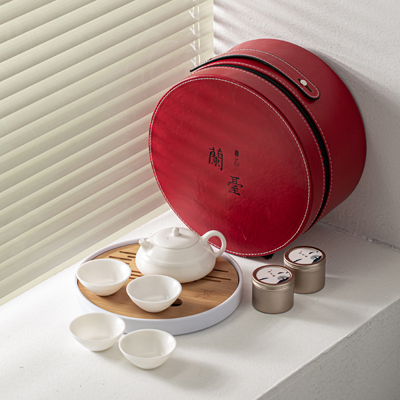 兰台相见欢旅行茶具 便携包整套功夫茶具一壶四
