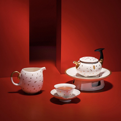 万仟堂Edenus茶具套装 6人用牛气冲天成套茶具 功夫茶具套装2021年春节礼盒牛年