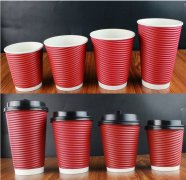 螺纹瓦楞纸杯