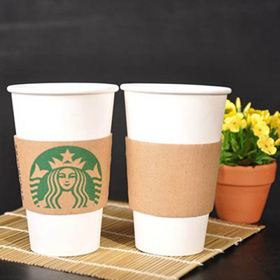一次性隔热咖啡杯 隔热杯套