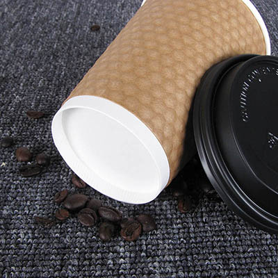 <b>一次性加厚环保纸杯  瓦楞纸杯  加厚隔热罩杯</b>