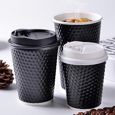 一次性双层瓦楞纸杯