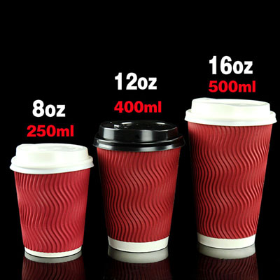 一次性瓦楞咖啡纸杯