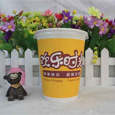 一次性豆浆纸杯  加厚隔热