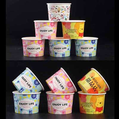<b>一次性冰激凌纸 彩色纸碗</b>