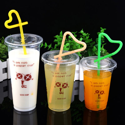 一次性奶茶杯  塑料冷饮杯