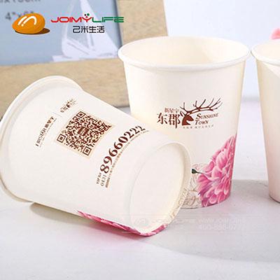 2019年8月  东郡一次性水杯开业礼品纸杯定制